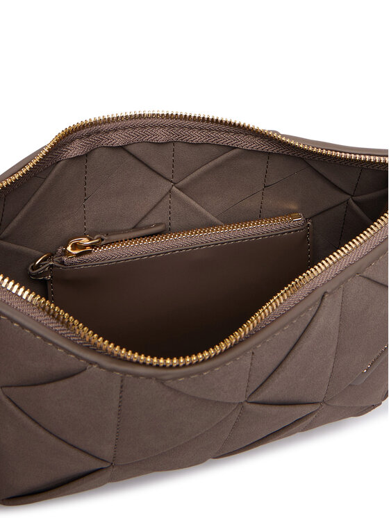Calvin Klein Calvin Klein Soma Woven Sueded Shoulder Bag LV04F3694G Brūns