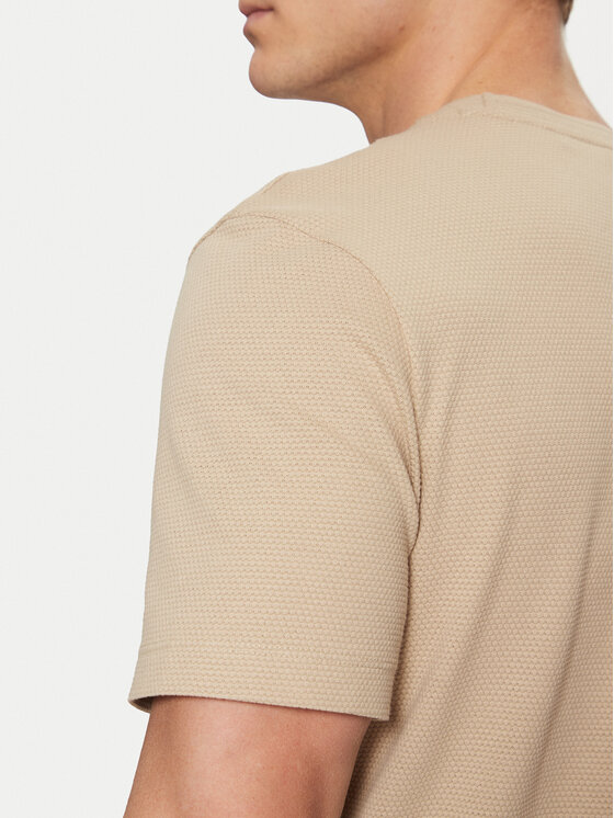 BOSS BOSS T-shirt Tiburt 240 50452680 Bež Regular Fit