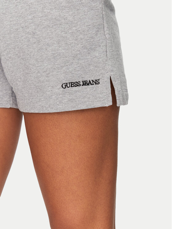 Guess Jeans Guess Jeans Športne kratke hlače W5GD0O K68I4 Siva Relaxed Fit