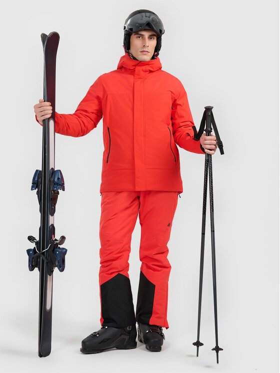 4F 4F Giacca da sci 4FWAW25TTJAM0793-62S Rosso Regular Fit