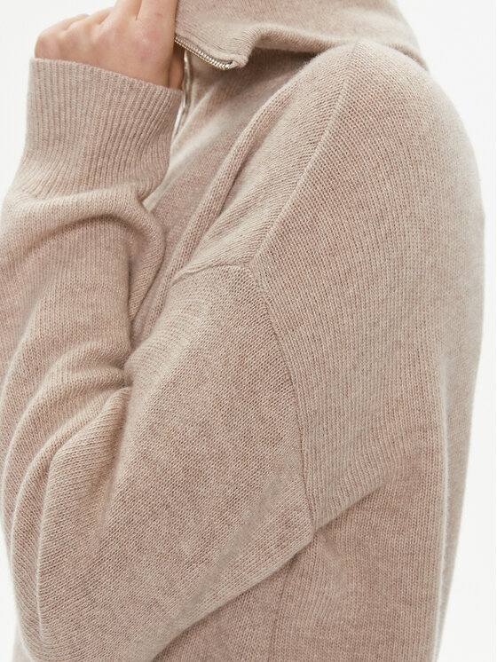 Marella Marella Sweter Ruby1 2339460839200 Beżowy Regular Fit