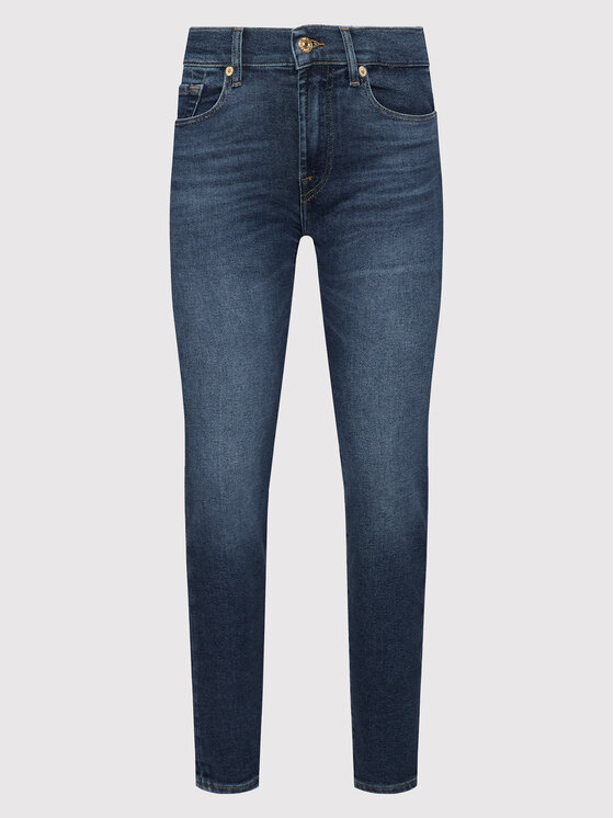 7 For All Mankind 7 For All Mankind Farmer Roxanne JSWX1200LM Sötétkék Slim Fit