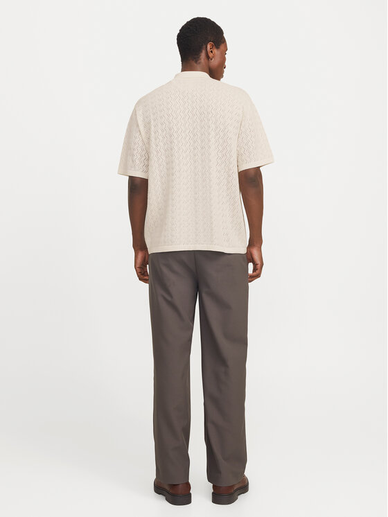 Jack&Jones Jack&Jones Marškiniai Tyler 12272863 Écru Loose Fit