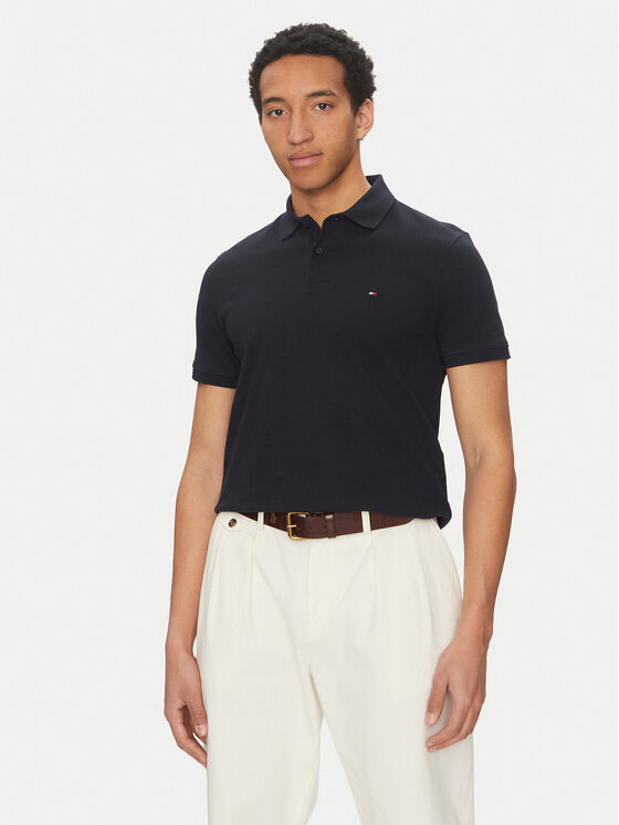 Férfi Pólóing Tommy Hilfiger, Méret: XL, Sötétkék, Vertical MW0MW38951