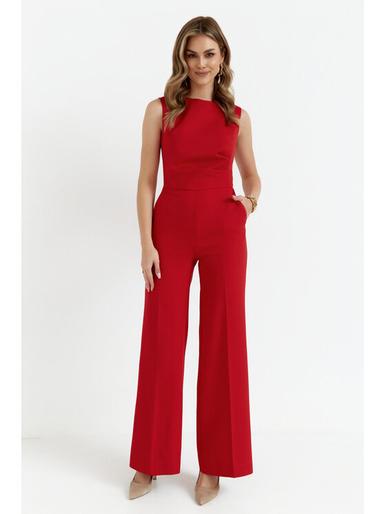 Stylove Stylove Jumpsuit S115 Rosso Comfortable Fit
