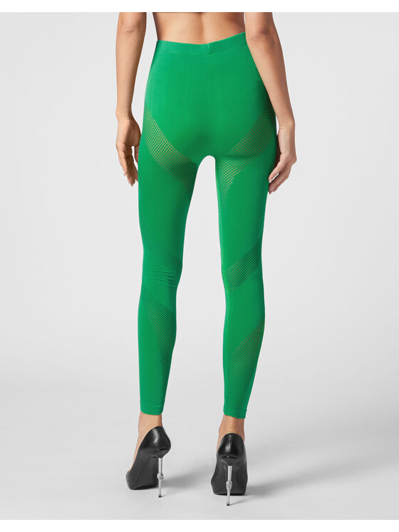 PHILIPP PLEIN PHILIPP PLEIN Legíny 475 Zelená Skin Tight Fit