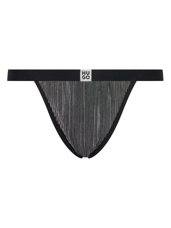 HUGO HUGO Stringtanga Plisse 50549896 Silberfarben