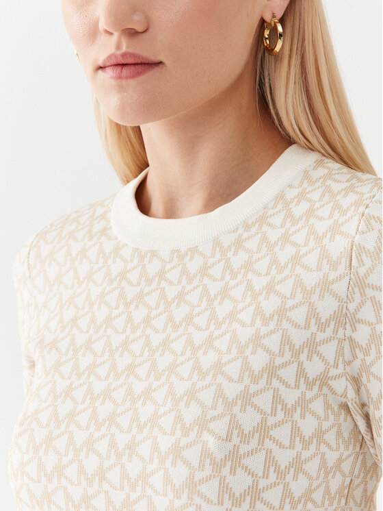 MICHAEL Michael Kors MICHAEL Michael Kors Pullover MH1604L5KZ Beige Regular Fit