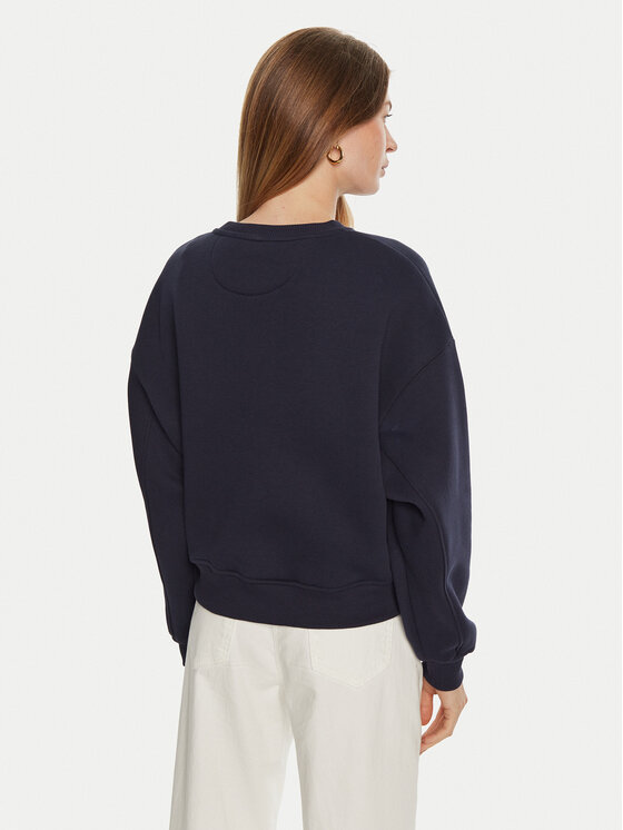 Guess Guess Sweatshirt W4BQ07 K9Z21 Dunkelblau Regular Fit