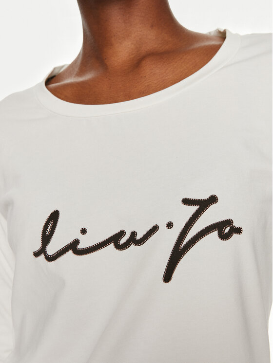 Liu Jo Sport Liu Jo Sport Bluse TF4077 JS088 Écru Regular Fit
