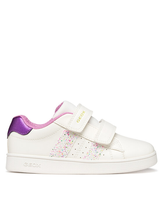 Geox Geox Sneakersy J Eclyper Girl J45LRA 054EW C0653 M Bílá