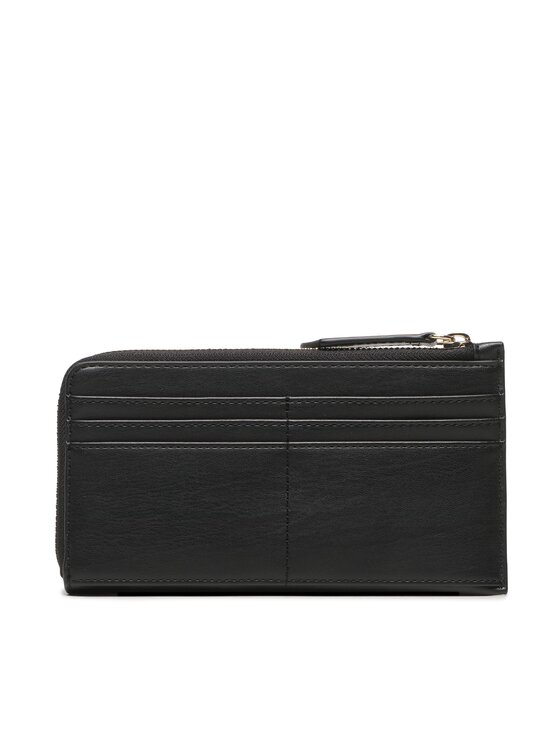 Tommy Hilfiger Tommy Hilfiger Μεγάλο Πορτοφόλι Γυναικείο Th Feminine Large Slim Wallet AW0AW14890 Μαύρο
