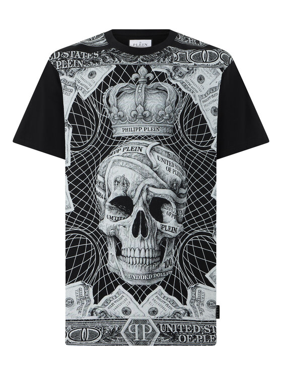 PHILIPP PLEIN PHILIPP PLEIN T-Shirt 31087 Czarny Regular Fit