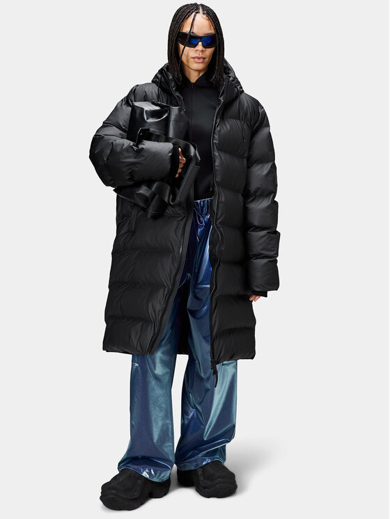 Rains Rains Zimné bundy 15130 Čierna Regular Fit