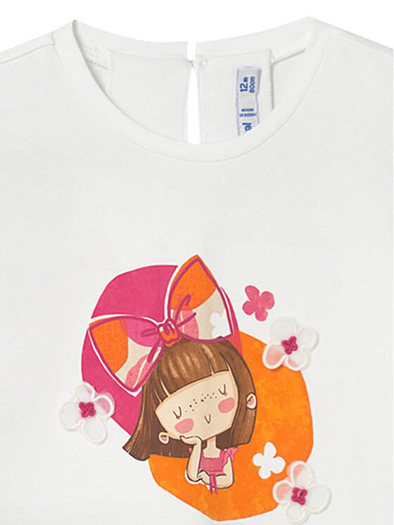 Mayoral Mayoral T-shirt 1079 Bianco Regular Fit