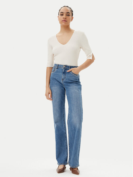 Morgan Morgan Maglione 251-MCHAMPI Beige Slim Fit