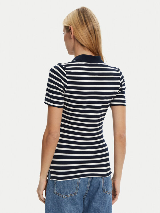 Tommy Hilfiger Tommy Hilfiger Tricou polo 1985 WW0WW43225 Bleumarin Slim Fit