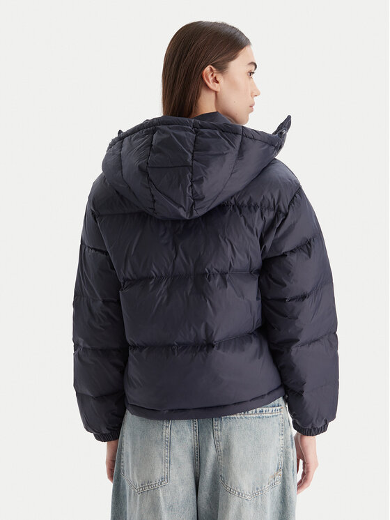 Calvin Klein Jeans Calvin Klein Jeans Vatovaná bunda Essential LV047D501G Tmavomodrá Relaxed Fit