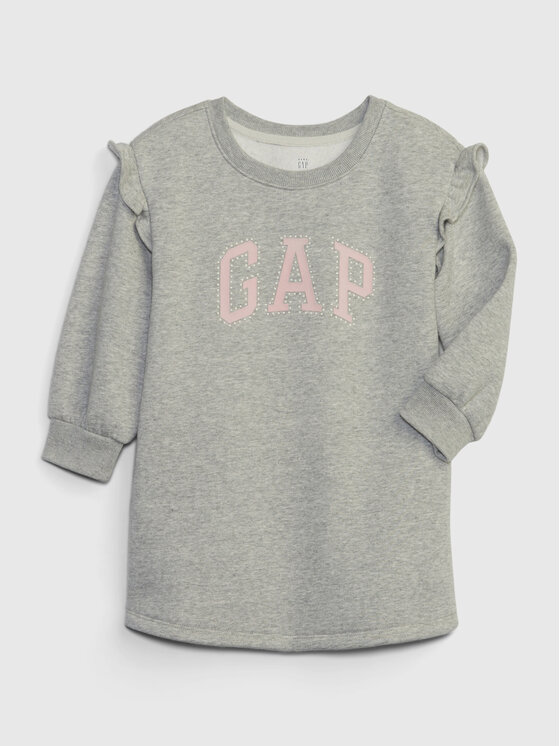 Gap Každodenné šaty 741279-00 Sivá Regular Fit