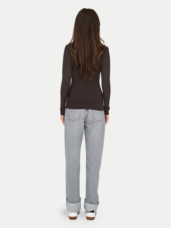 ONLY ONLY Golf Karol 15165075 Brązowy Slim Fit
