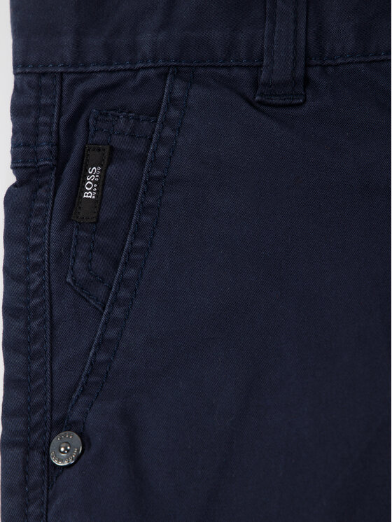 Boss Boss Pantaloncini di tessuto Halboa J24629 M Blu scuro Regular Fit