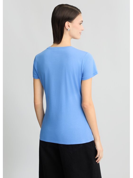 Liu Jo Liu Jo T-shirt WA5143JS923M9442 Celeste Regular Fit