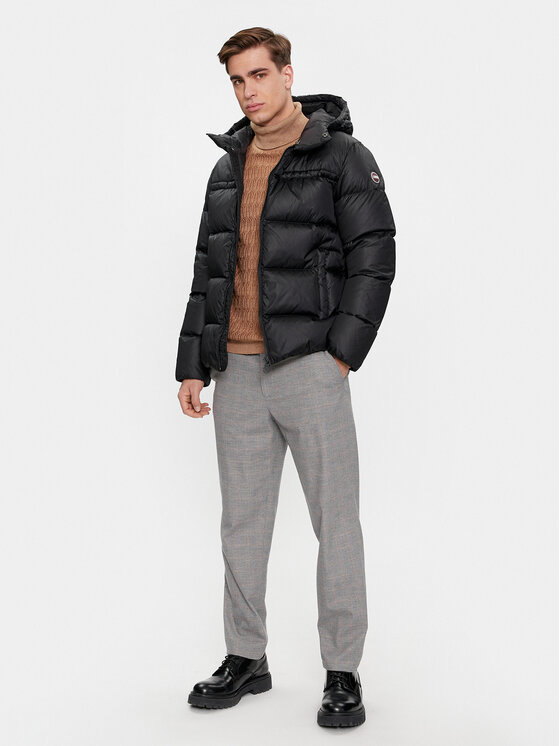 Colmar Colmar Daunenjacke Waxed 1271 3XW Schwarz Regular Fit