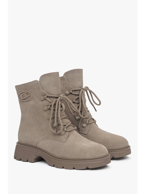 Estro Estro Členková obuv ER00115868 Béžová