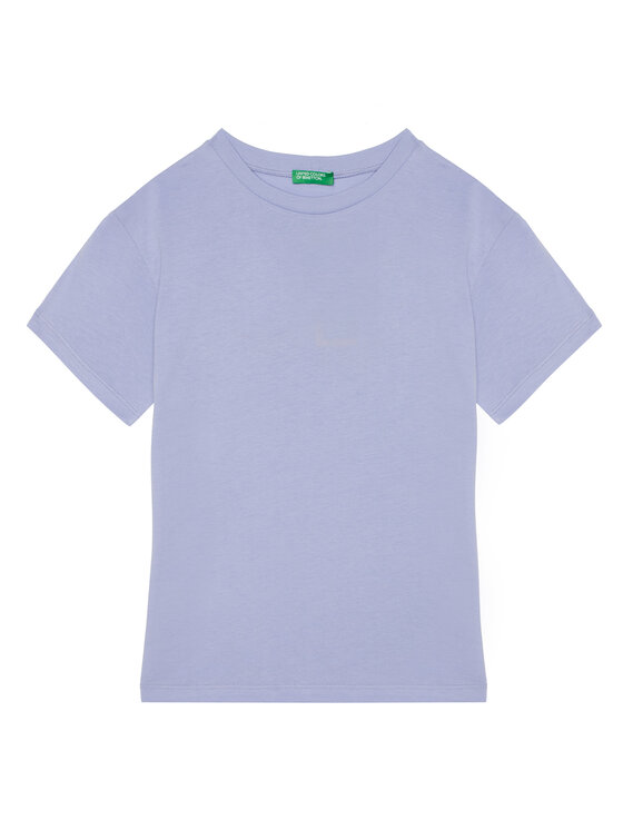 United Colors Of Benetton T-Shirt 3I1XC10P7 Fioletowy Regular Fit