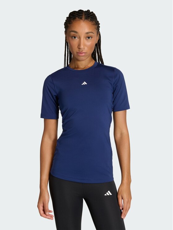 adidas adidas Koszulka techniczna 135223 Niebieski jasny Fitted Fit