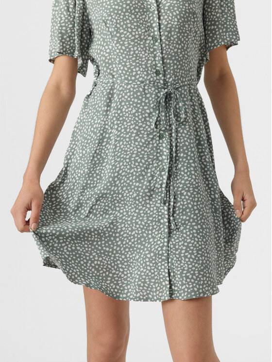 Vero Moda Vero Moda Nyári ruha Alba 10292845 Zöld Regular Fit