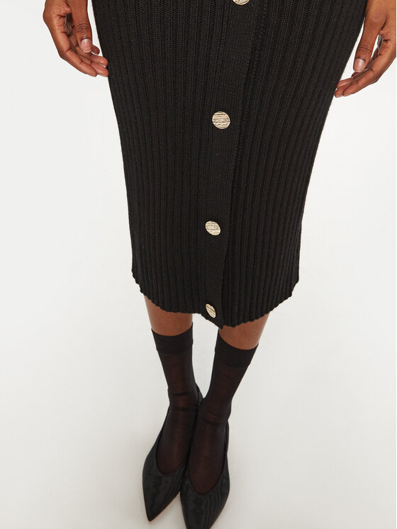 ViCOLO ViCOLO Midiseelik 55017S Must Slim Fit