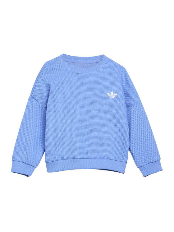 adidas adidas Φόρμα Loose Waffle Sweat Jogger Set KT1799 Μπλε Regular Fit