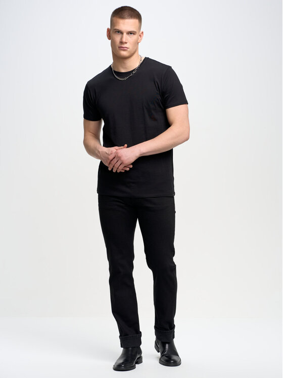 BIG STAR BIG STAR T-Shirt basic_906 Czarny Basic Fit