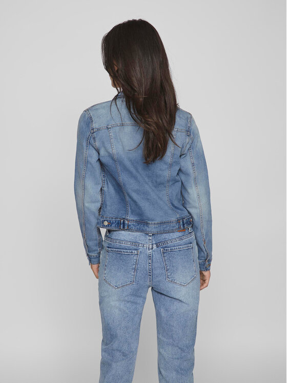 Vila Vila Kurtka jeansowa Show 14088911 Niebieski Regular Fit