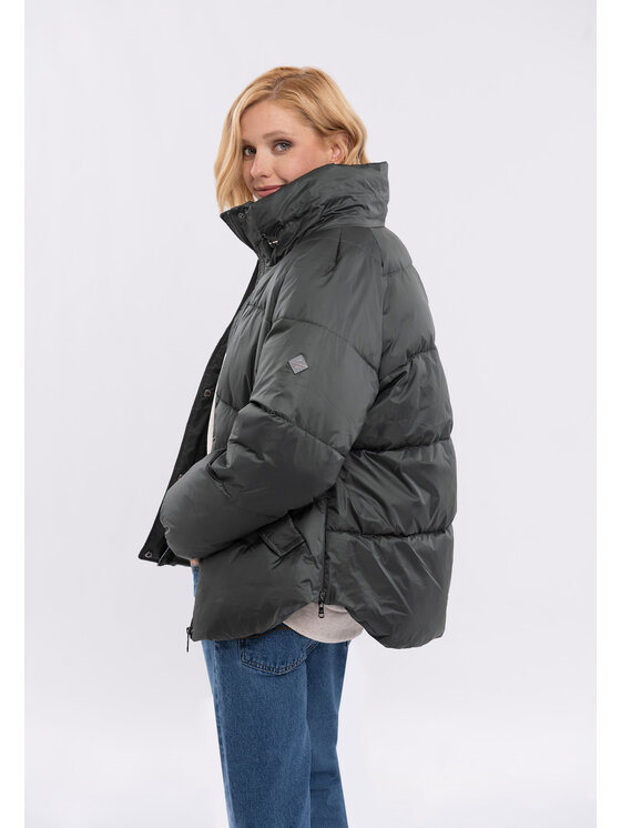 Volcano Volcano Sweter J-DALLA Khaki Regular Fit