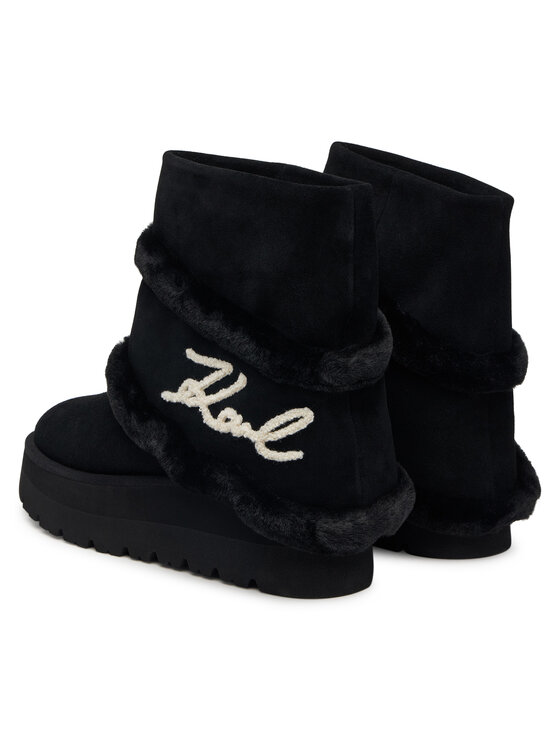 KARL LAGERFELD KARL LAGERFELD Śniegowce Skylar KL48652 Czarny