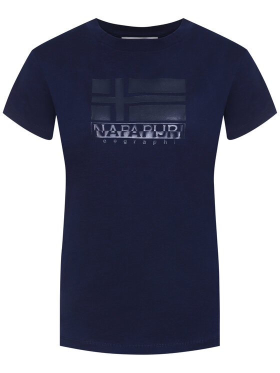 Napapijri Napapijri T-shirt Shyamoli NP0A4E3UB Blu scuro Regular Fit
