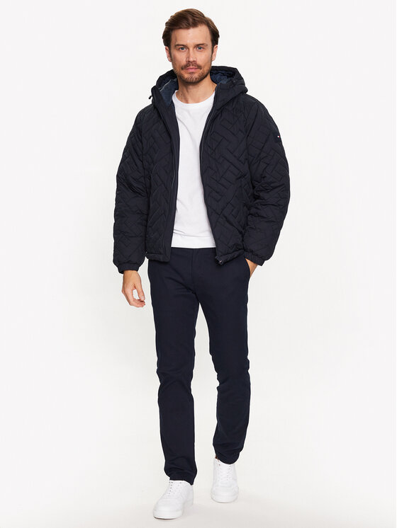 Tommy Hilfiger Tommy Hilfiger Átmeneti kabát MW0MW31636 Sötétkék Regular Fit