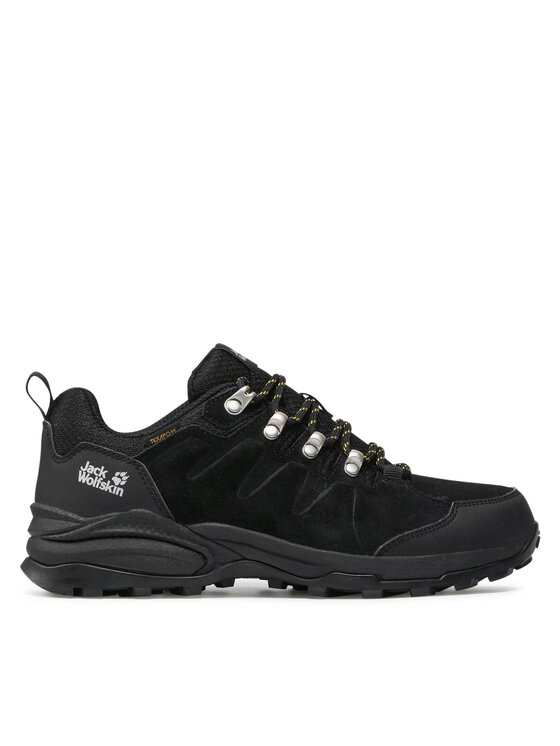 jack wolfskin chaussures de trekking refugio texapore low m 4049851 noir