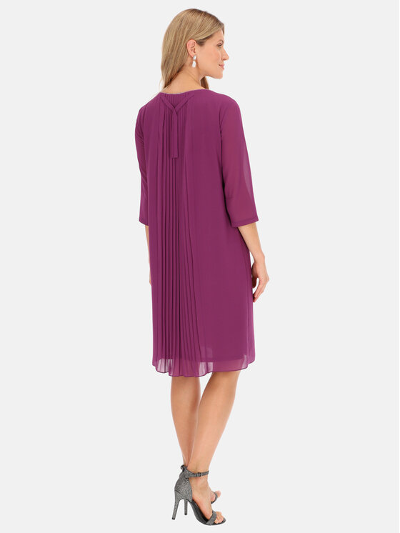 Potis & Verso Potis & Verso Sukienka wieczorowa Dalia Fioletowy Regular Fit