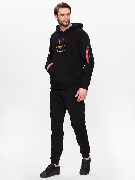 Alpha Industries Alpha Industries Суитшърт Muhammad Ali Pop Art 136340 Черен Regular Fit