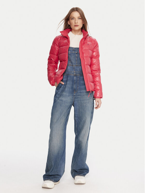 Tommy Jeans Tommy Jeans Vatovaná bunda DW0DW21618 Ružová Slim Fit