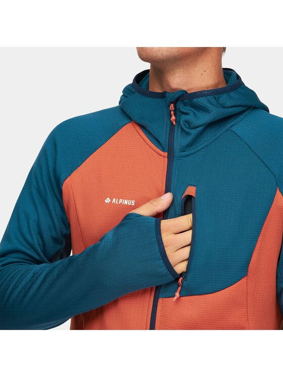 Alpinus Alpinus Bluza Naryn Niebieski Slim Fit