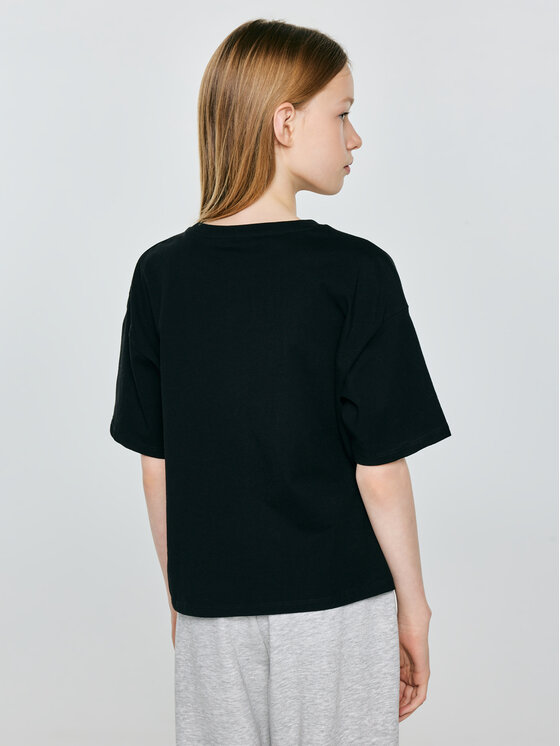 BIG STAR BIG STAR T-Shirt MINKA Czarny Comfort Fit
