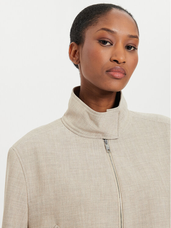 BOSS Boss Bomber-jakk Jamaya 50518457 Beež Relaxed Fit