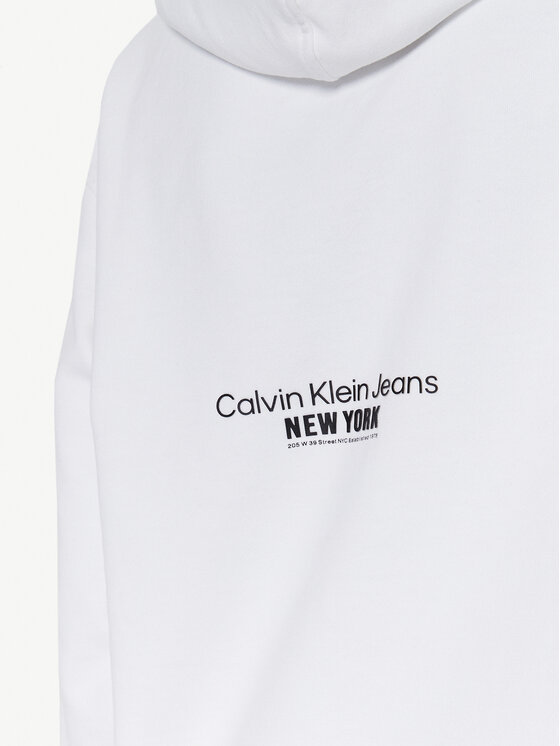 Calvin Klein Jeans Calvin Klein Jeans Majica dugih rukava J20J221153 Bijela Oversize