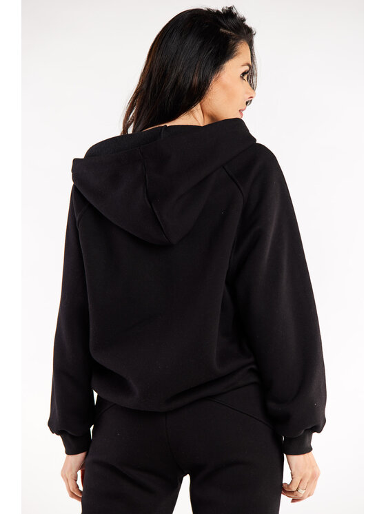 Infinite You Infinite You Mikina M324 Čierna Basic Fit