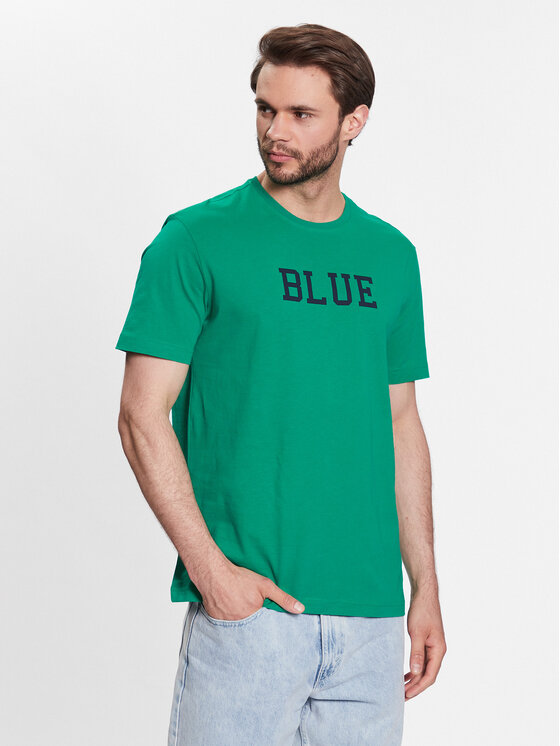 United Colors Of Benetton Tricou 3096U105L Verde Regular Fit