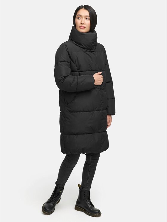 Navahoo Navahoo Kurtka zimowa Wolkenkuss Czarny Regular Fit